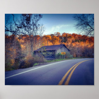 Mail pouch Tobacco Barn In Zela Poster