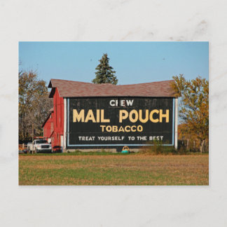Mail Pouch Tobacco Postcard