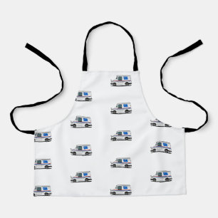 Mail Van Special Delivery Boys Birthday Apron