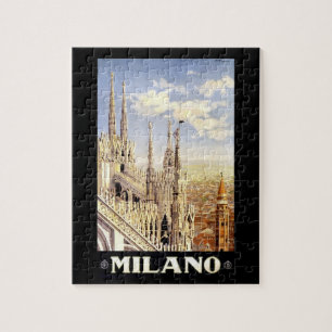 Mailand Vintage Reise Jigsaw Puzzle