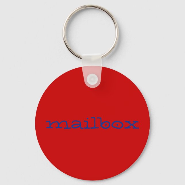 mailbox key key ring (Front)