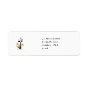 Mailbox mailing label return address label