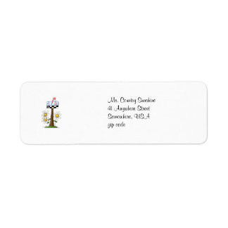 Mailbox mailing label return address label