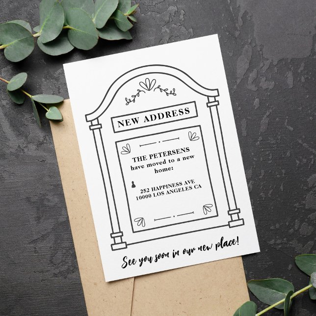 Mailbox new home address moving  announcement (Creator Uploaded)