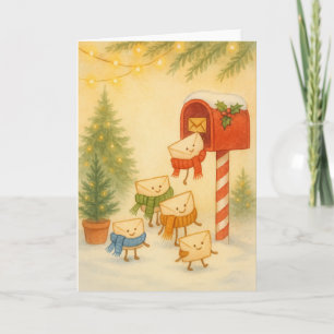 Mailbox to the North Pole - Winter Warmup Holiday Card