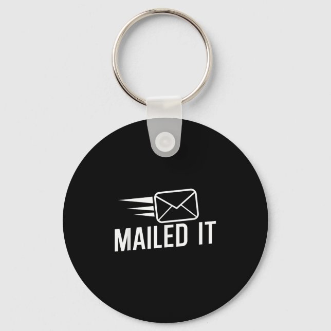 Mailed It Postman Gift For Mail Carrier Workers  Key Ring (Front)