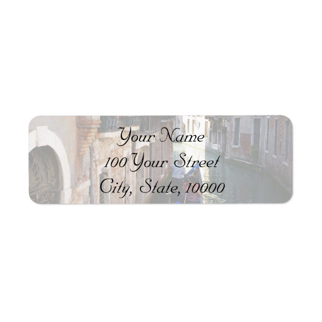 Mailing Label Return Address Label (Front)