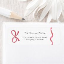 Mailing Labels, Christmas Labels, Address