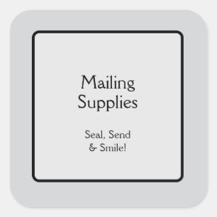 Mailing Square Sticker