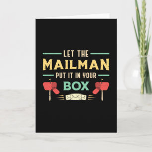 Mailman Day Post Postman Mail Job Delivery Gift Card