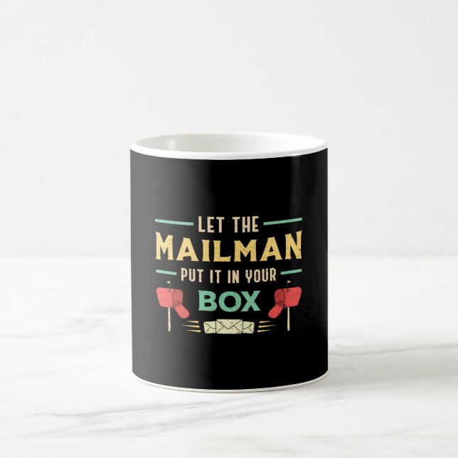 Mailman Day Post Postman Mail Job Delivery Gift Coffee Mug (Center)