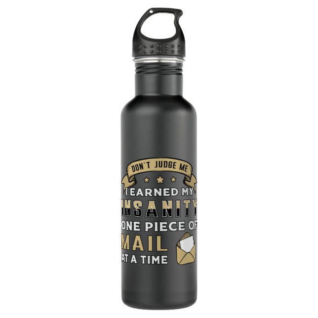 Mailman Day Postman Mail Post Job Delivery Gift 710 Ml Water Bottle (Front)