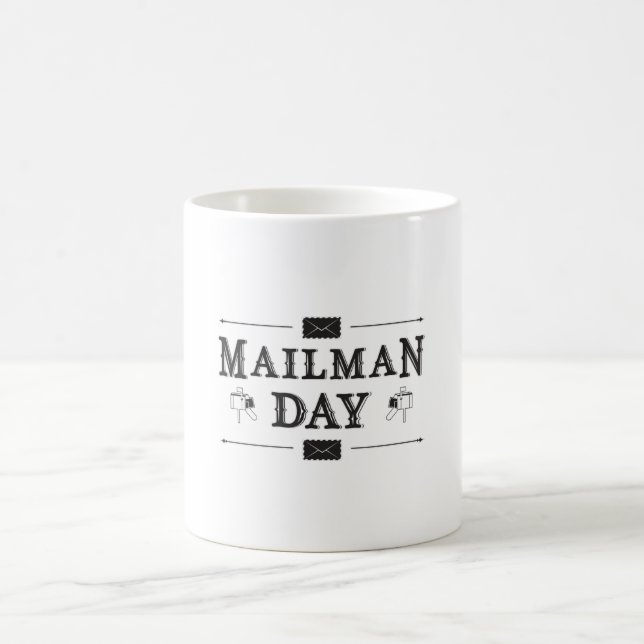 Mailman Day Postman Post Mail Delivery Gift Idea Coffee Mug (Center)