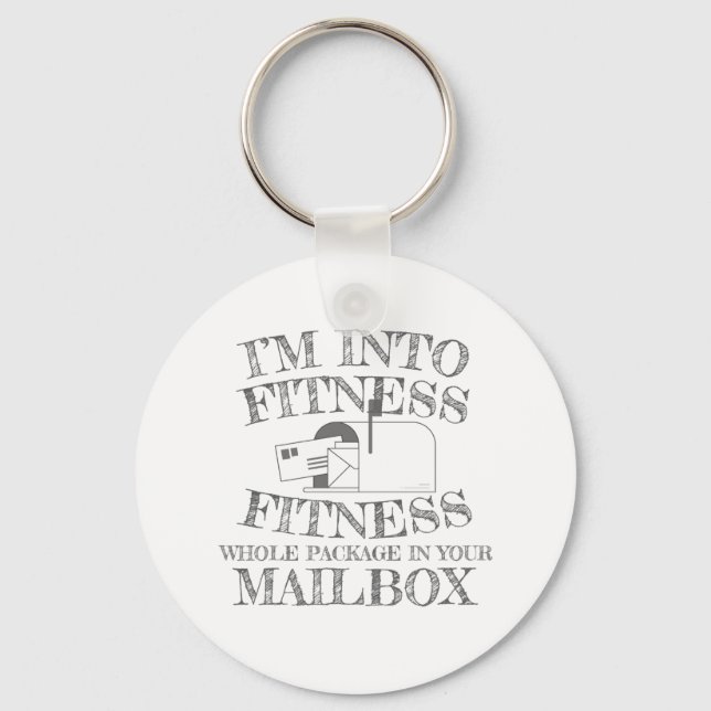 Mailman Into Fitness Whole Package In Your Mailbox Key Ring (Front)