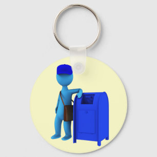 Mailman Key Ring