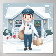 Mailman on Christmas