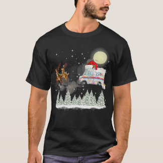 Mailman Postal Truck Mail Carrier Xmas Funny Chris T-Shirt