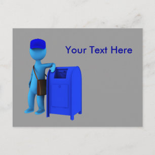 Mailman Postcard