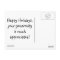 Mailman THANK YOU POSTCARDS Blue