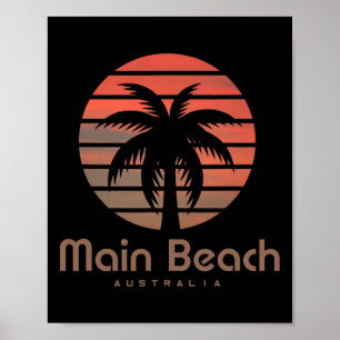 Main Beach Australia For Men Women Kids  Poster