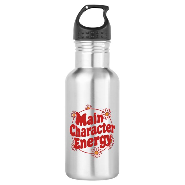 Main character energy 532 ml water bottle (Front)