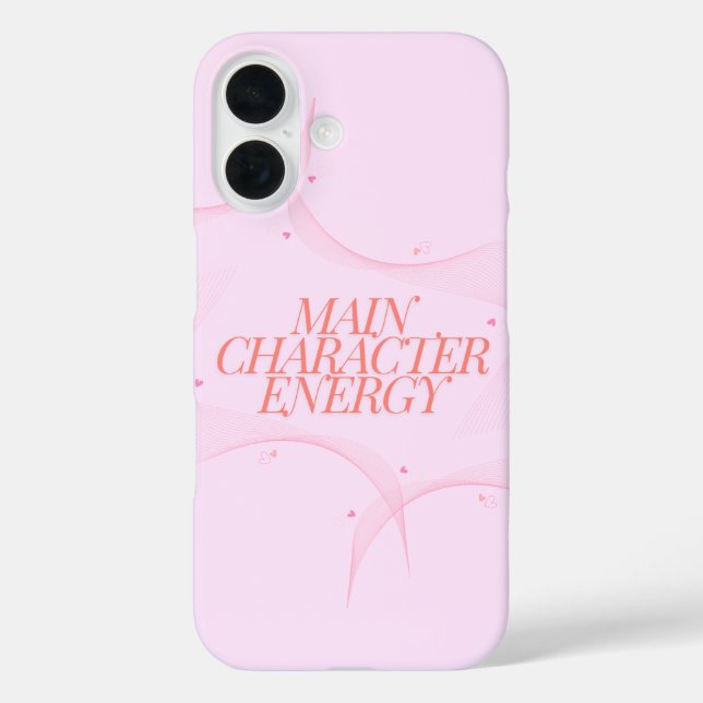 Main Character Energy Case-Mate iPhone Case (Back)