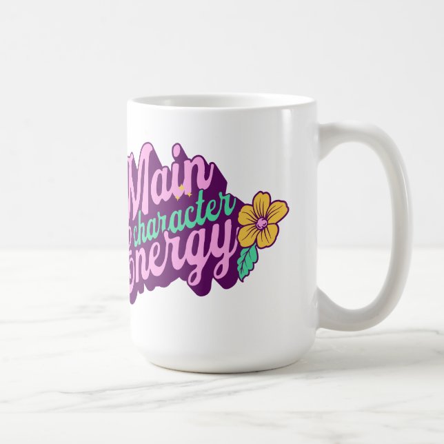 Main Character Energy Large Mug (Right)