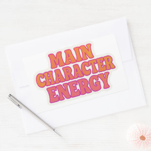 Main Character Energy Sticker – Aesthetic