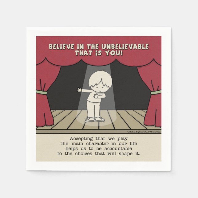 Main Character Napkin (Front)