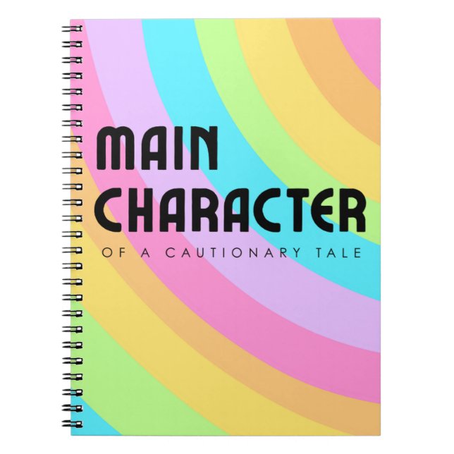 Main Character Rainbow Notebook (Front)