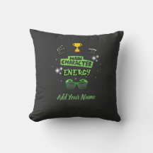 Main Character Throw Pillow