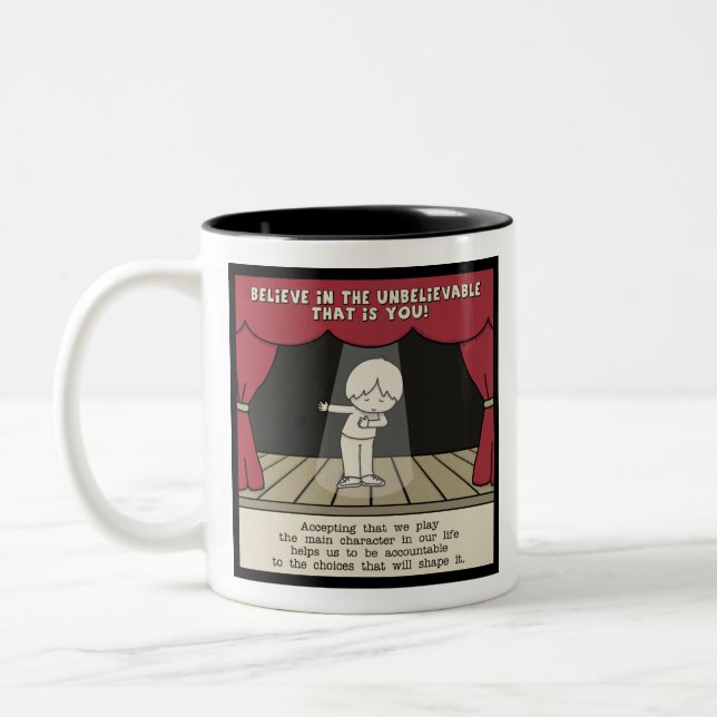Main Character Two-Tone Coffee Mug (Left)