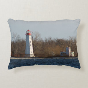 Main Duck Island Light accent pillow