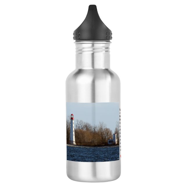 Main Duck Island Lighthouse water bottle (Left)