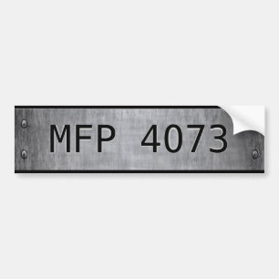 Main Force Patrol 4073 Auto Bumper Sticker