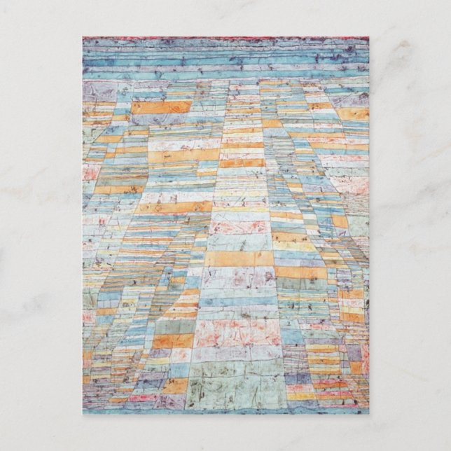 Main path and byways by Paul Klee Postcard (Front)