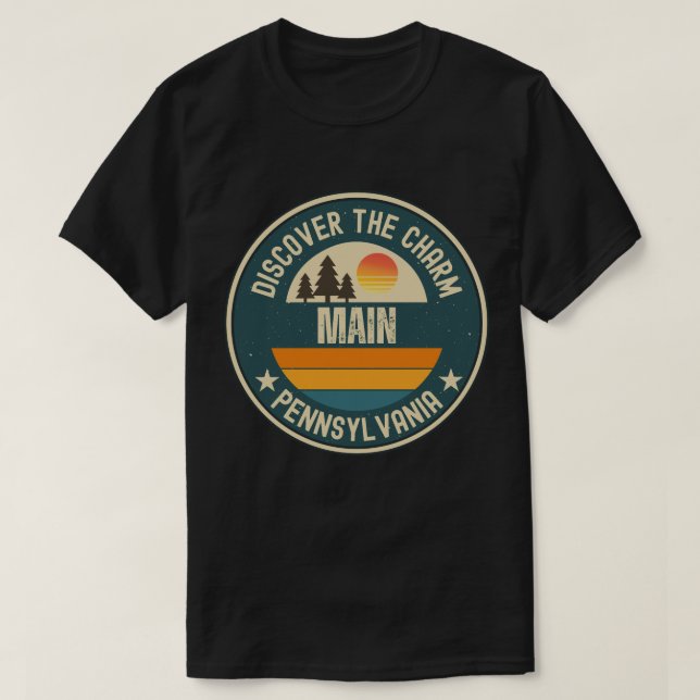 Main, Pennsylvania T-Shirt (Design Front)