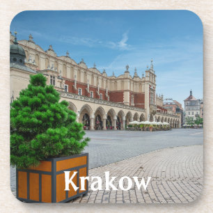 Main square in Krakow old town, Poland Coaster