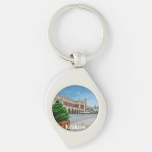 Main square in Krakow old town, Poland Key Ring