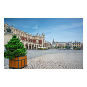 Main square in Krakow old town, Poland Photo Print