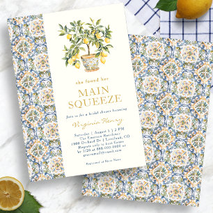 Main Squeeze Bridal Shower Invitation