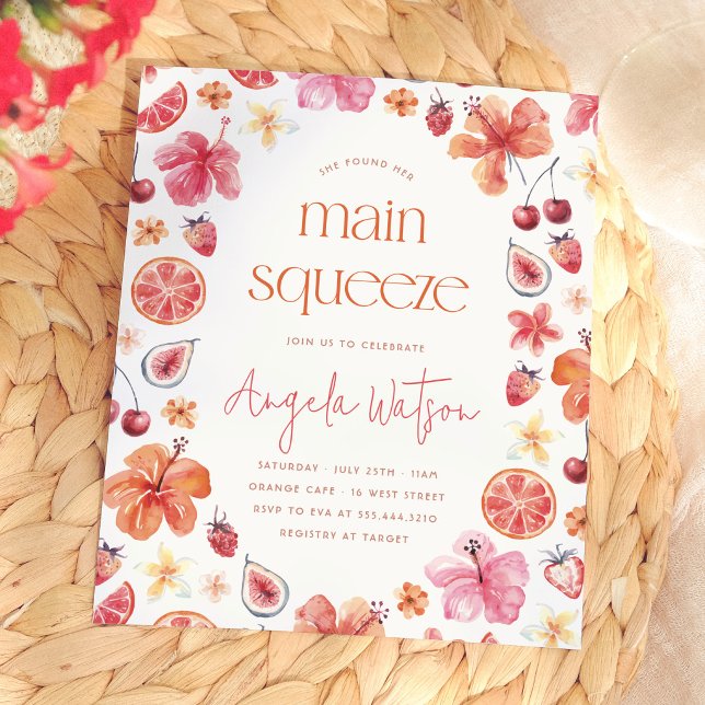 Main Squeeze Citrus Bridal Shower Budget  (Creator Uploaded)