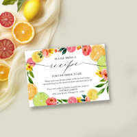 Main Squeeze Citrus Bridal Shower Recipe Request