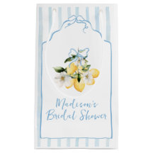Main Squeeze Citrus Lemon Monogram Bridal Shower
