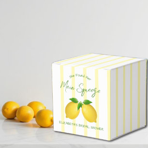 Main Squeeze Lemon Bridal Shower Favour Box