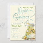 Main Squeeze Lemon Bridal Shower Invitation<br><div class="desc">Squeeze the day for a great bridal shower with this Main Squeeze bridal shower invitation design. The elegant watercolor artwork and gorgeous, quirky typography give this design breezy, summery Perfect for your summer bridal shower or outdoor bridal shower. Order your printed invitations and party supplies or download your digital invitations...</div>