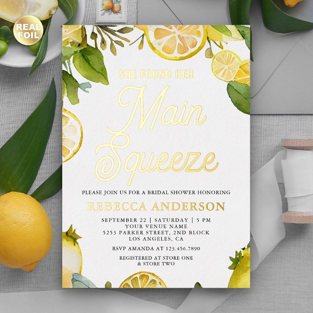 Main Squeeze Lemon Orchard Citrus Bridal Shower (Creator Uploaded)