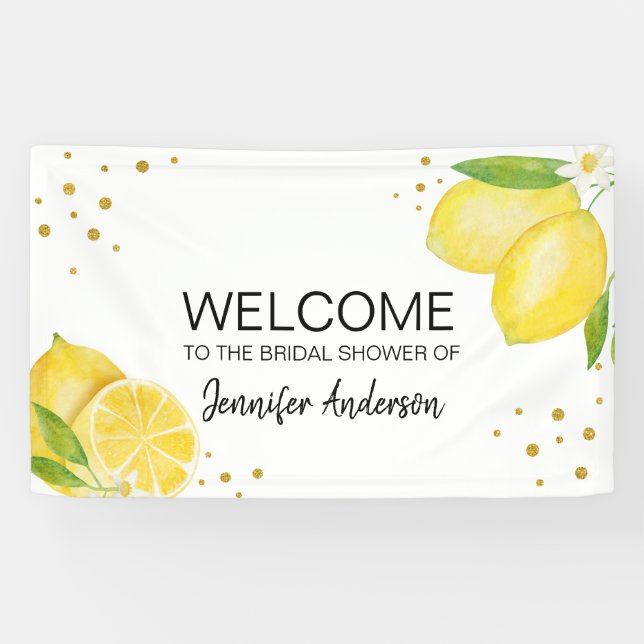 Main Squeeze Lemon Welcome Banner (Horizontal)