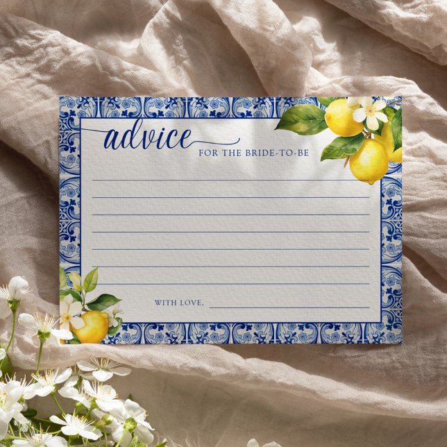 Main Squeeze Lemons Advice for the Bride Invitation (Creator Uploaded)