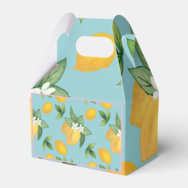Main Squeeze Summer Favour Box – Lemon Bridal Show (Front Side)